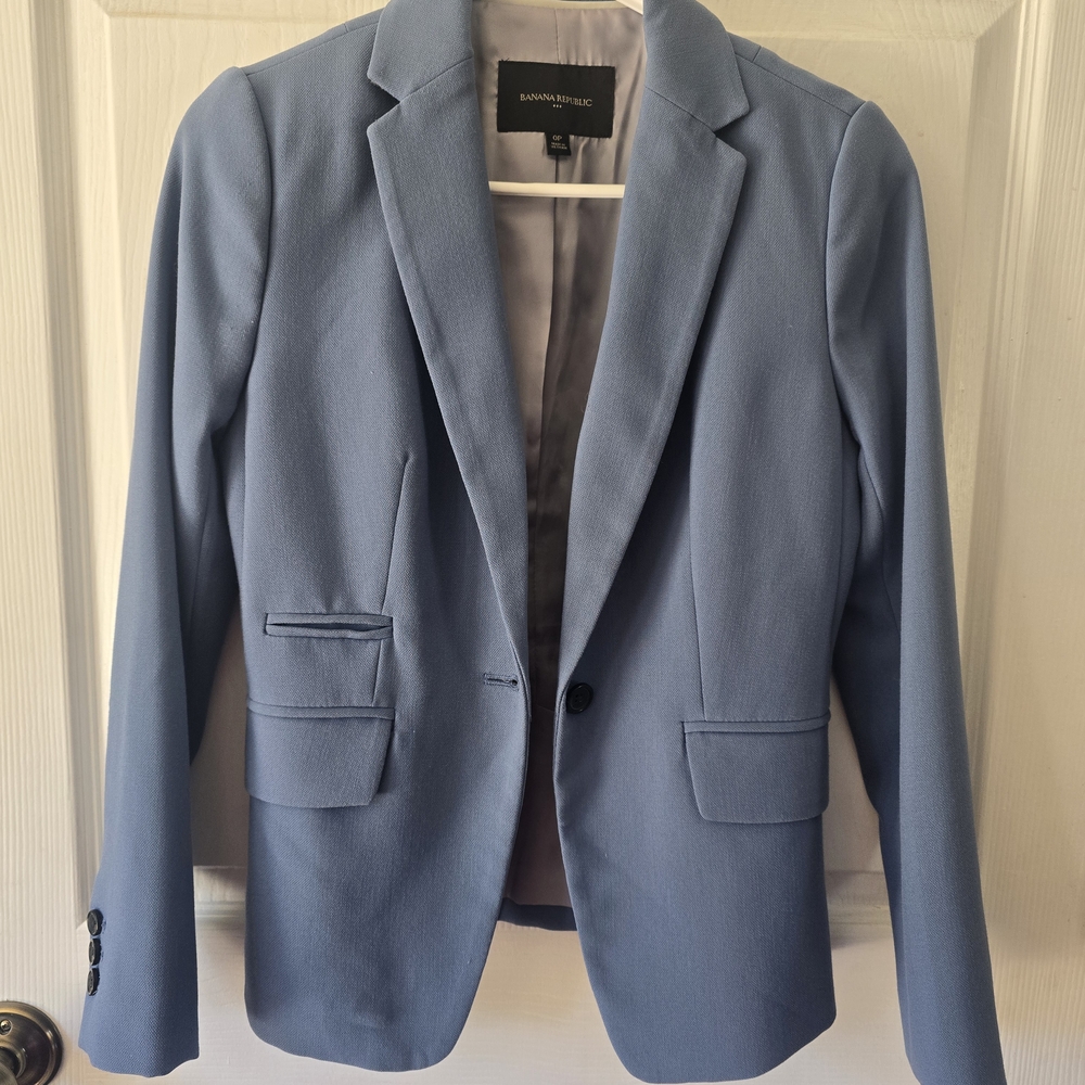 Banana Republic Blue Womens Blazer